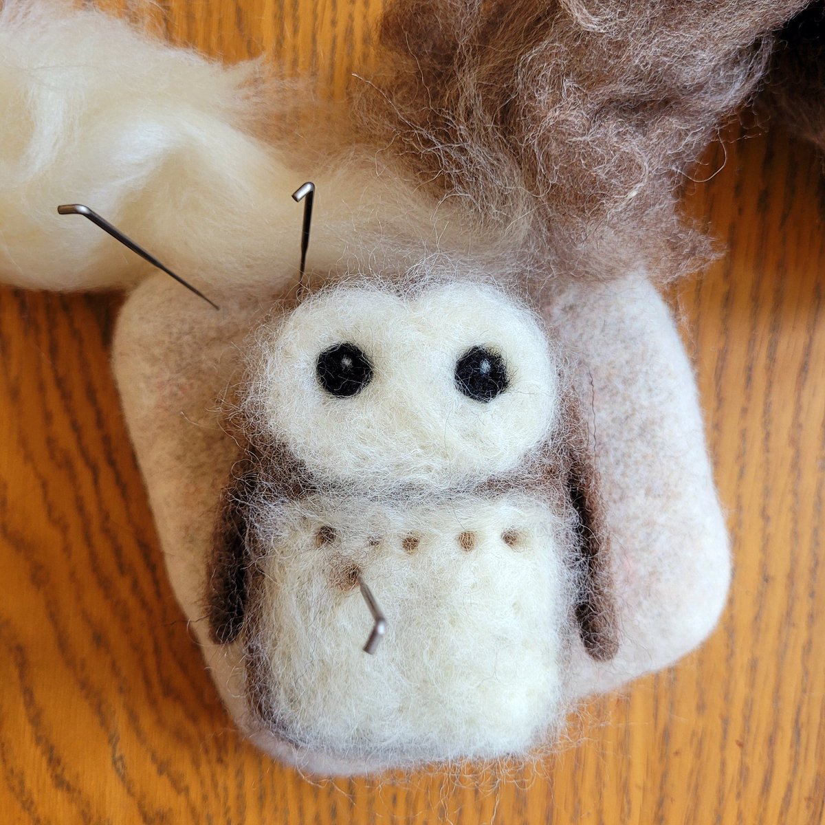 AmandaFelting's tweet photo. Owl needle felting workshop by Felt Fabulous Gifts at Cass Art in Liverpool.  Sunday 4th February. Tickets available on @CraftCourses £25 https://t.co/U6IWdPoCPw
