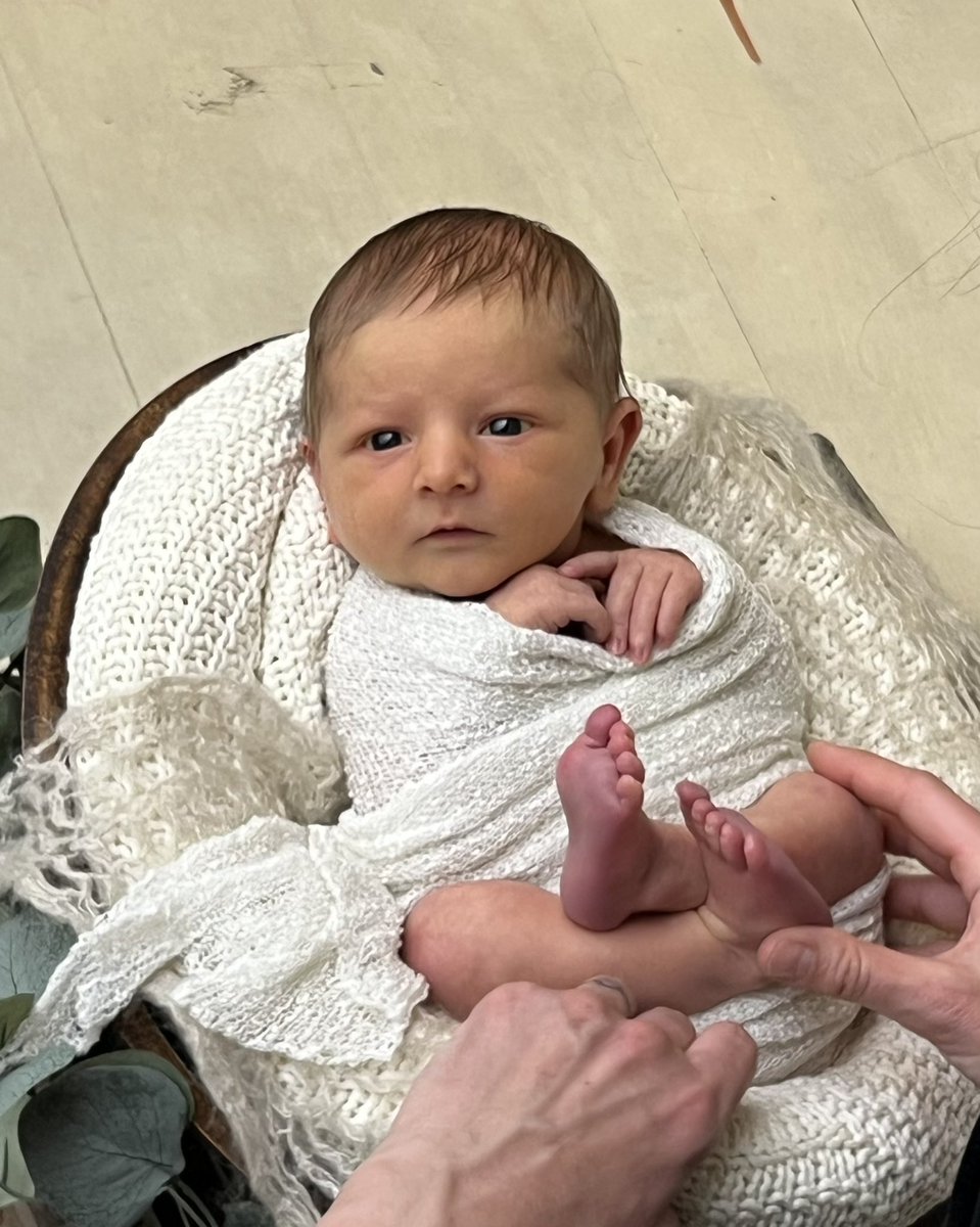 Mrs_Keltner's tweet photo. We took Karson’s newborn pictures the other morning! We are excited to see the final results! 💛 https://t.co/m1esjyivXM