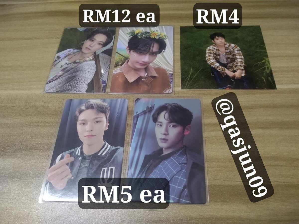 12_nurain's tweet photo. WTS‼️ WTS‼️

❤️red dot need qyop (RM25>)
* have defect

TAKE 3 PC, GOT FREE POSTAGE‼️

✨WILL MAKE POSTAGE 29/12✨

🌸All price exc postage
🌸Dpt byak freebies if buy more
🌸If interested, dm me @qasjun09
#pasarseventeen #pasarstraykids #pasartxt #pasarNCT #pasarxdinaryheroes https://t.co/XcLDj2rBar