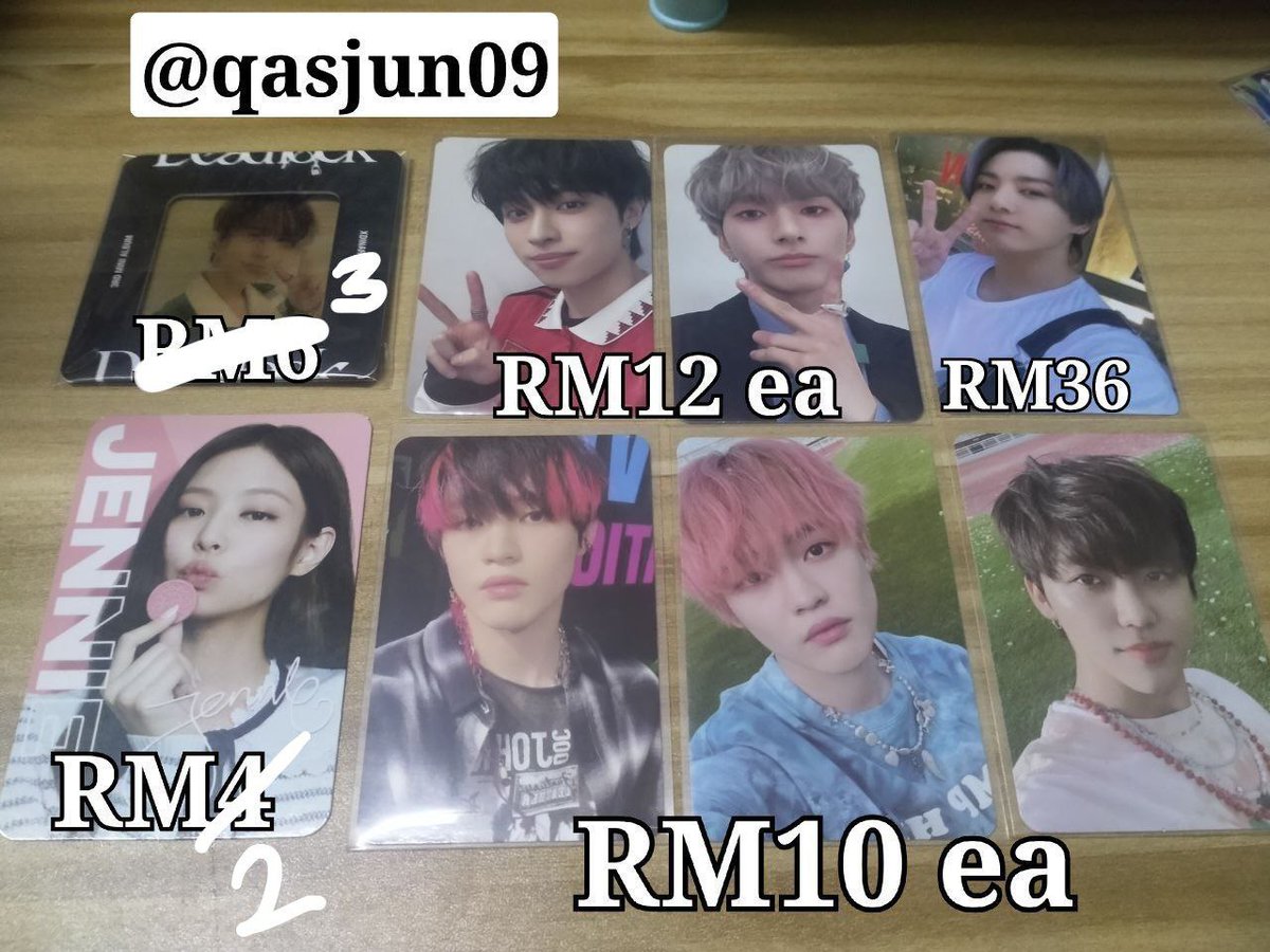 12_nurain's tweet photo. WTS‼️ WTS‼️

❤️red dot need qyop (RM25>)
* have defect

TAKE 3 PC, GOT FREE POSTAGE‼️

✨WILL MAKE POSTAGE 29/12✨

🌸All price exc postage
🌸Dpt byak freebies if buy more
🌸If interested, dm me @qasjun09
#pasarseventeen #pasarstraykids #pasartxt #pasarNCT #pasarxdinaryheroes https://t.co/XcLDj2rBar