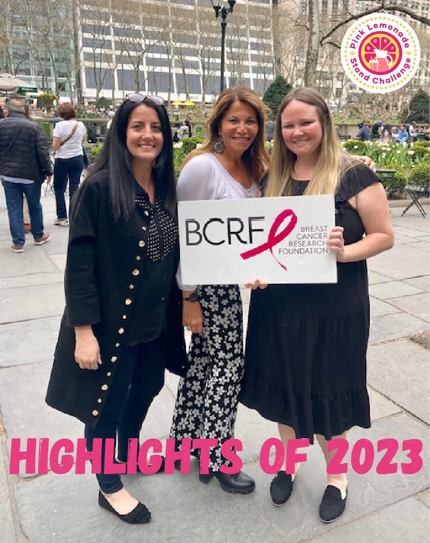 Another highlight of 2023 was the incredible trip to NYC, where we had the privilege of meeting our amazing @BCRFcure team! 🗽💖 We're thrilled for the ongoing partnership and we can't wait to continue working together to fund research to #betheend of breast cancer. 💪