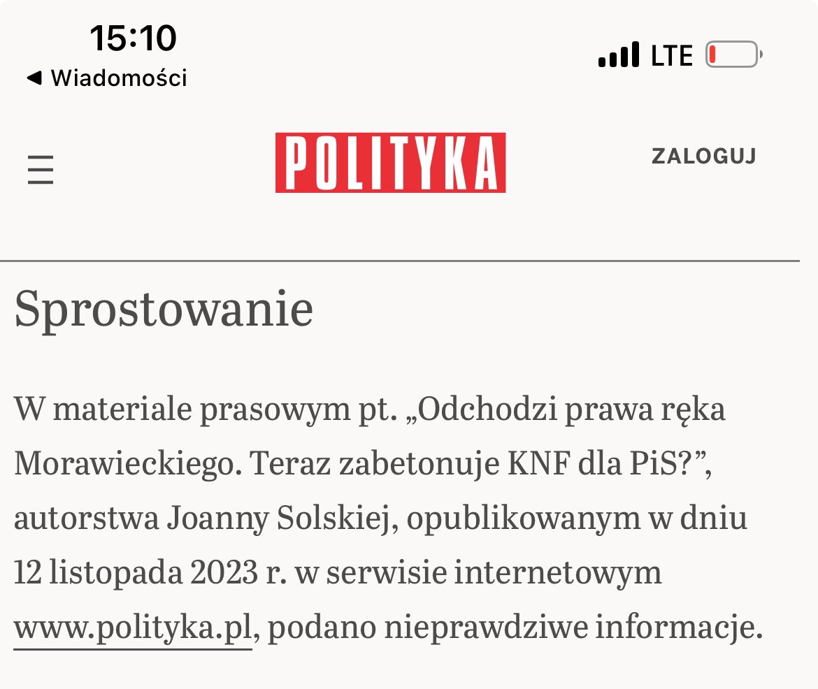 PawelBorys_'s tweet photo. Dziękuję @Polityka_pl za profesjonalne podejście i szerokie sprostowanie niestety nierzetelnego artykułu o mnie i @Grupa_PFR autorstwa Joanny Solskiej. Polski Fundusz Rozwoju to sprawna i transparentna instytucja, którą tworzy profesjonalny zespół ludzi z poczuciem misji. Jestem przekonany, że zbudowaliśmy silną markę, skutecznie realizując ważne dla 🇵🇱 gospodarki programy. Niestety PFR stał się obiektem ataków naruszających dobre imię naszego zespołu w ostatnich miesiącach. Pojawiło się w przestrzeni publicznej sporo nieprawdziwych informacji, z których część to zwykły czarny PR. Są teraz prostowane. Szczęśliwie nie było ich aż tak dużo i mam nadzieję, że nie będą kontynuowane. W każdym razie nie polecamy się😉