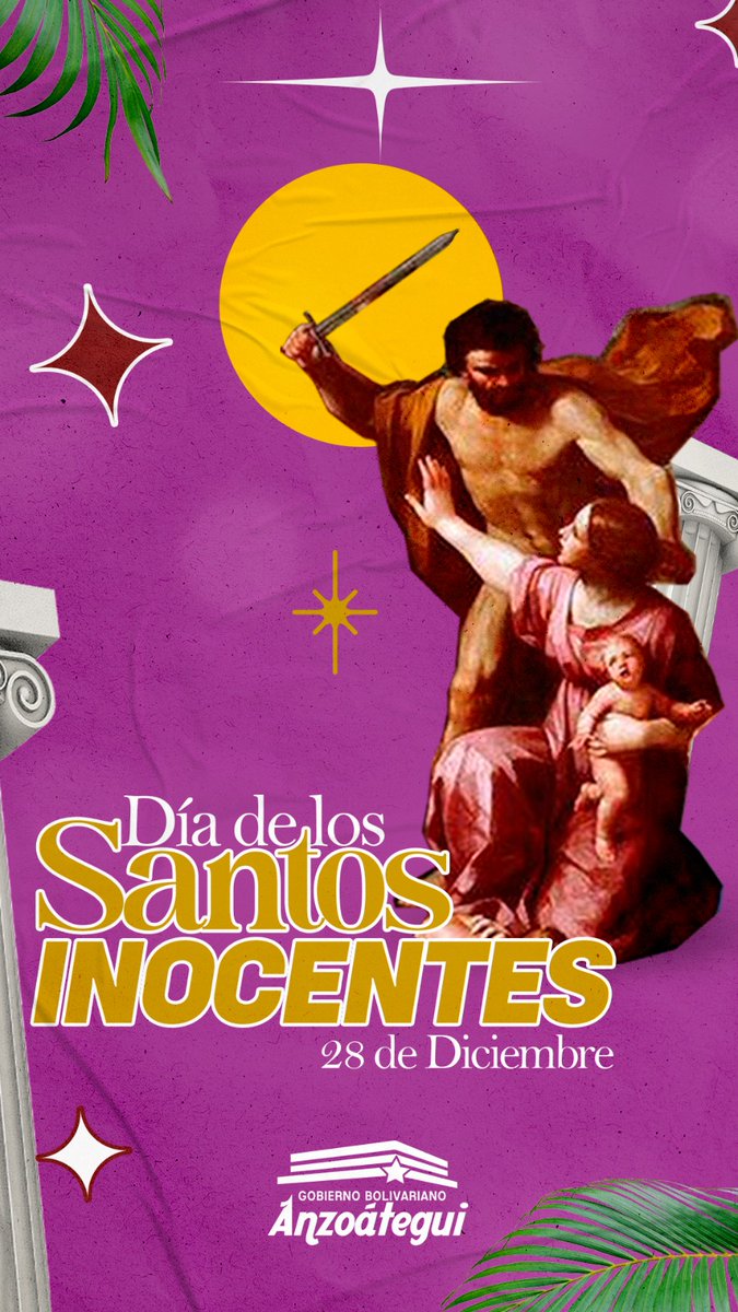 Hoy conmemoramos el Día de los Santos Inocentes.