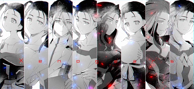 せっかくなので過去絵を掘り起こしです! フェイ君の設定ドストライクすぎて良でした…接触者尊い…