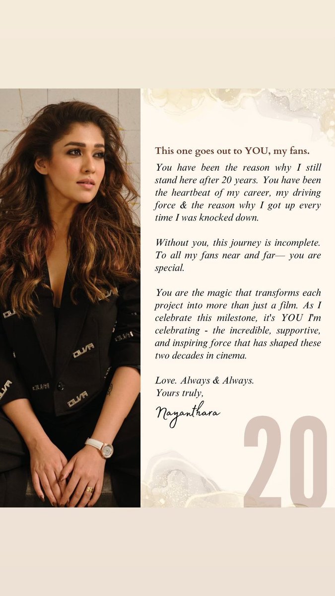 kayaldevaraj's tweet photo. #20YearsOfNayanism
#20YearsOfNayanthara
#Nayanthara https://t.co/kkHj4nytnw