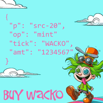 ThatCryptic's tweet photo. LOADING COMPLETE:

▒████████████████▒ 

Max Mint: 1,234,567
Mints available: 8,000
Price: Free + Gas

Like + RT for some $WACKO 2x winners

$STAMP #SRC20 $STMAP $UTXO https://t.co/I5zCtHa4WJ