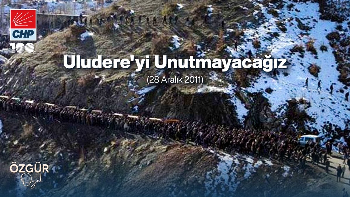 Uludere'de 12 yıl önce bombalanarak katledilen 34 sivil yurttaşımızı rahmetle anıyorum.

Bu katliamı etkili soruşturma yapılamadığı için korunan tüm sorumlular yargılanana ve gerçekler açığa çıkana kadar unutturmayacağız.
