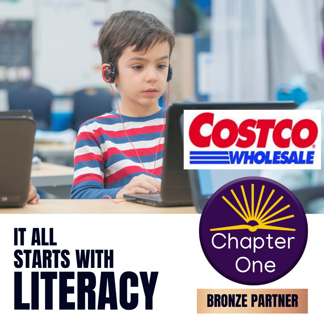 We're excited to announce that Costco has become a Chapter One Bronze Partner!  Learn more at chapterone.org/volunteer

#volunteer #makeadifference #partnerwithus #chapteroneUSA #literacy #costco