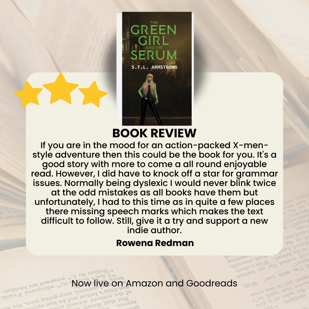 RowenaRedman's tweet photo. I have finished my latest #ReviewRequest and final #read to complete my #readingchallenge of 50 books in 2023. A good read by @seanArmstrong85. Give the #book a try and support a #indieauthor https://t.co/8QnE3H5jly