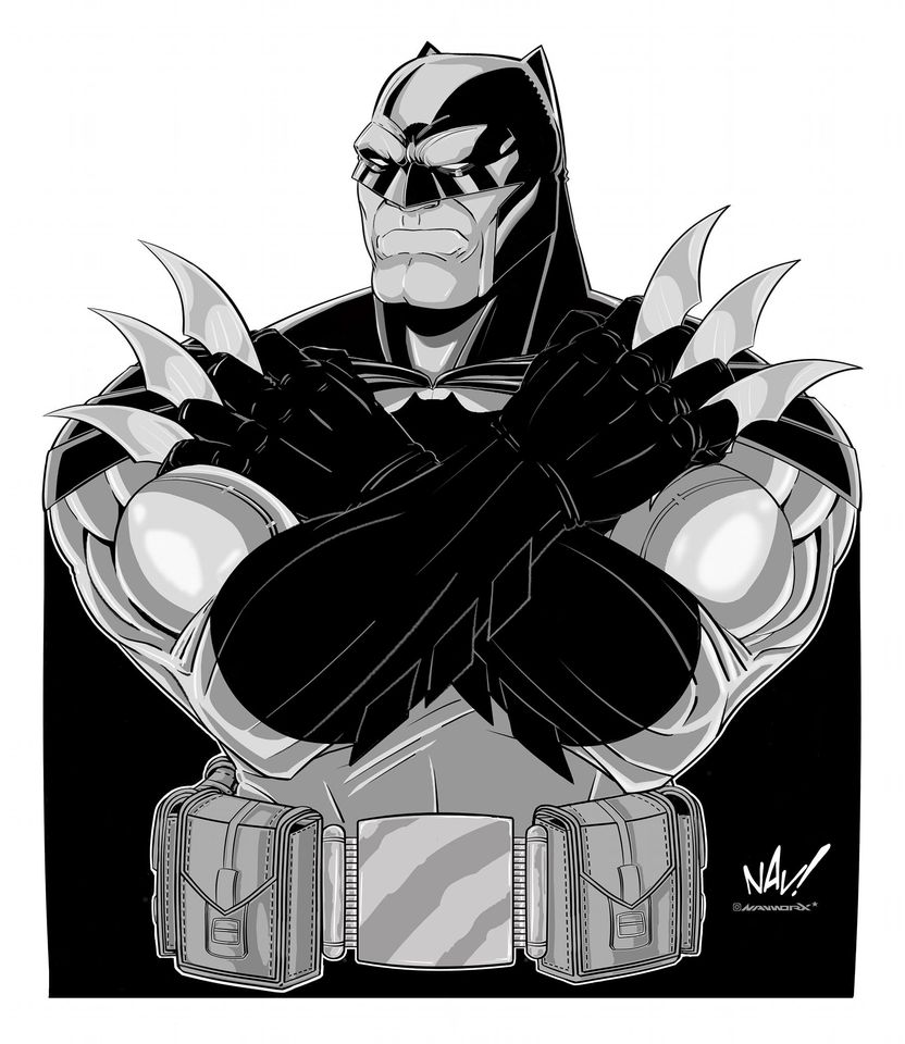 NavWorkx's tweet photo. "Our weapons are precise and quiet"
#Batman 
#TDKR https://t.co/ReZ4RkPVWm