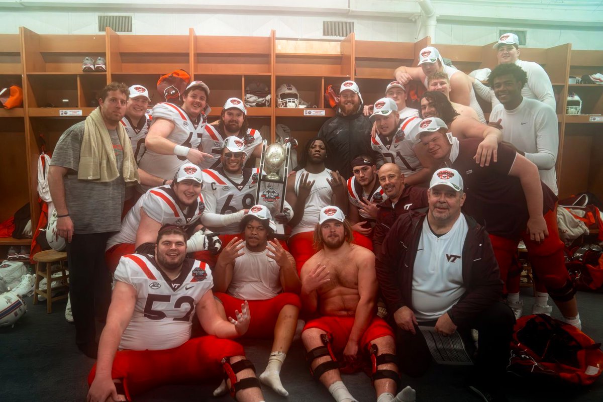 Coach Brent Davis (@coachbrentdavis) on Twitter photo Proud and thankful to have the opportunity to work with this group! Great people who support each other and fight through adversity. Improved each week. Averaged 275 yards rushing over the last 4 games! <a href="/MilitaryBowl/">Go Bowling Military Bowl</a> Champions! Can’t wait for 2024. <a href="/HokiesFB/">Virginia Tech Football</a> Proud and thankful to have the opportunity to work with this group! Great people who support each other and fight through adversity. Improved each week. Averaged 275 yards rushing over the last 4 games! <a href="/MilitaryBowl/">Go Bowling Military Bowl</a> Champions! Can’t wait for 2024. <a href="/HokiesFB/">Virginia Tech Football</a>
