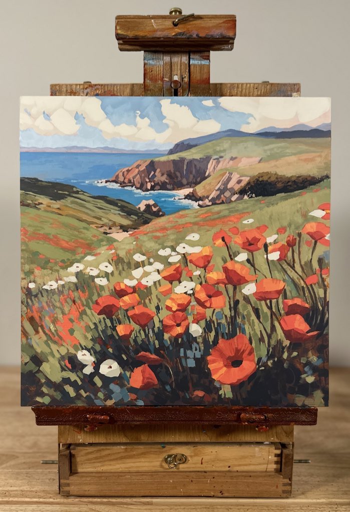 JimMusilPainter's tweet photo. Number 4 of my Top 10 Paintings of 2023 …

Inspired by some of my favorite spots along California’s Central Coast.

COASTAL POPPIES, 16x16”, Acrylic ©2023 Jim Musil  🎨  SOLD, Prints Available

#artworks #paintings #art https://t.co/rndpDLSqsJ