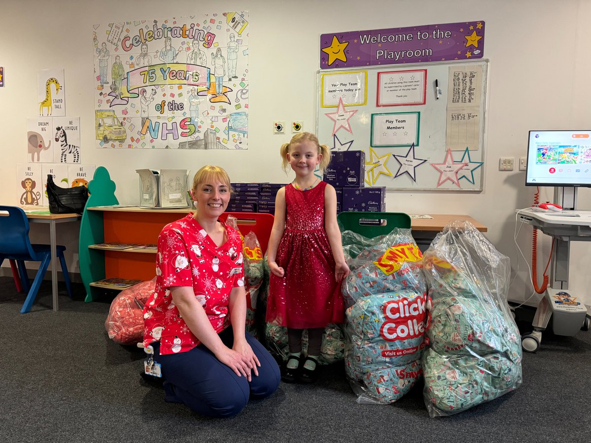 😇Christmas Joy Magnified😇 Mia, a former patient has shown incredible kindness this Christmas. She raised funds by selling Magnets at the car boot 'Mia magnets'(Facebook) & raised money to purchase gifts for the children on Gate 46🌟 Many thanks for your heart warming gesture!