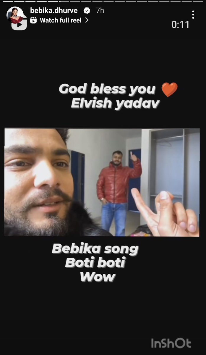 #ElvishYadav won hearts and #BiggBossOTT2 show for a reason, here he is promoting #BotiBoti song of #BebikaDhurve , when he calls someone as a friend,  he means it. Dogla's can never be a friend like #ElvishYadav even after 7 births.
