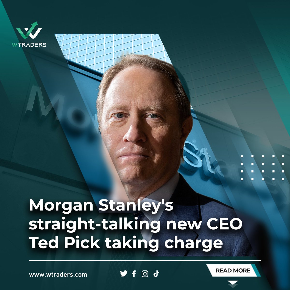WTRADERS_OFF's tweet photo. When Ted Pick takes over as the new CEO of Morgan Stanley (MS.N) next week, the three-decade bank veteran's frank manner and steady hand will help him steer the firm through a dealmaking slump.
#news #forex #MorganStanley #TedPick https://t.co/E3ZoOvT2Km