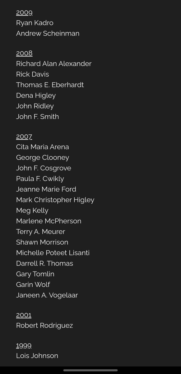 hershey_bar22's tweet photo. List of #FiCore writers: #WritersStrike https://t.co/6a9Yg3JSE8
