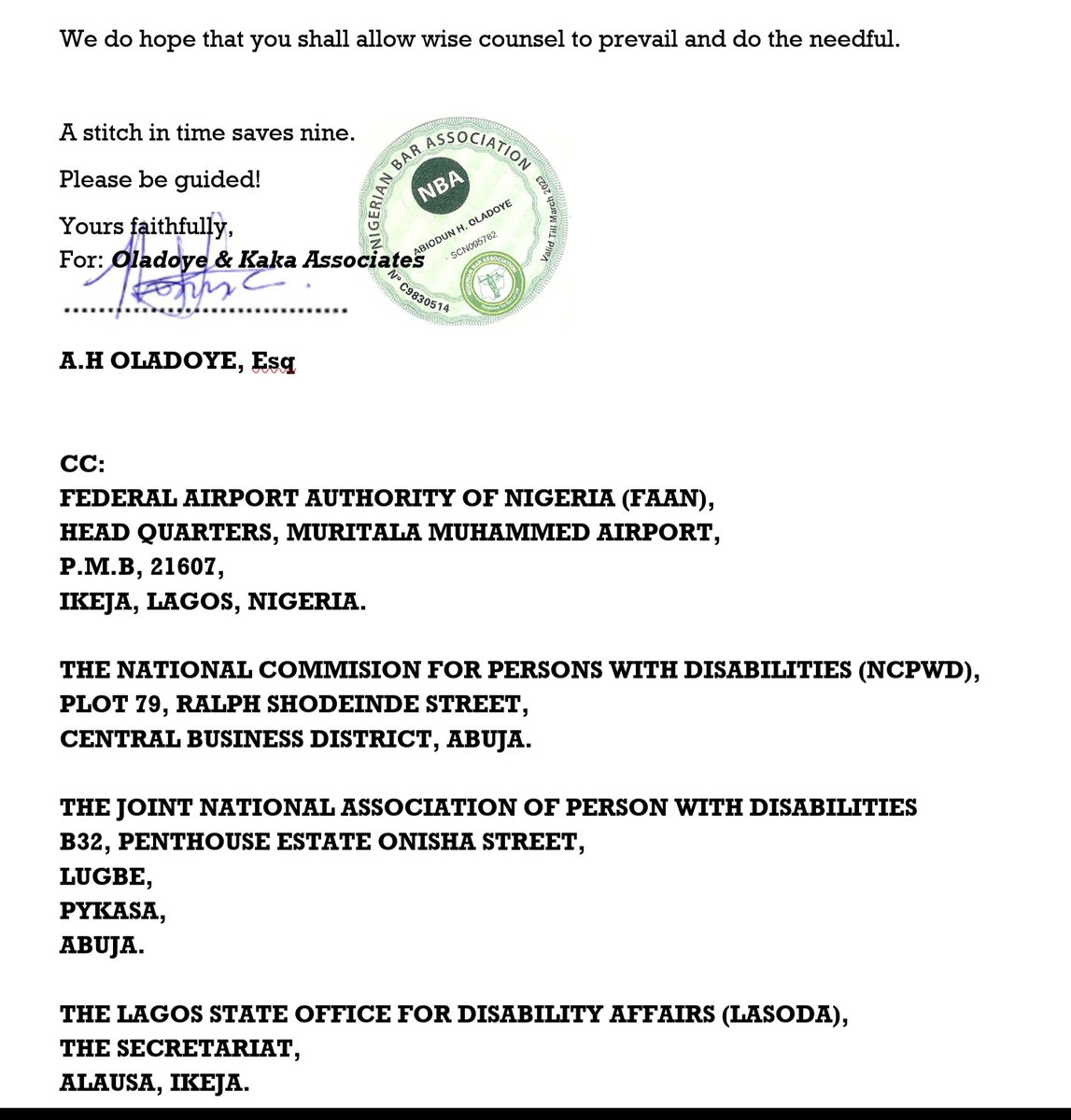 HeemOnWheels's tweet photo. I decided to make this a public matter since @flyunitedng &amp; @DanaAir have no sense of responsibility towards my concerns as a person living with disability in Nigeria. A close ally replied that when confronted, the response was for me to get inline alongside numerous others.@ https://t.co/dOpQvT37UV
