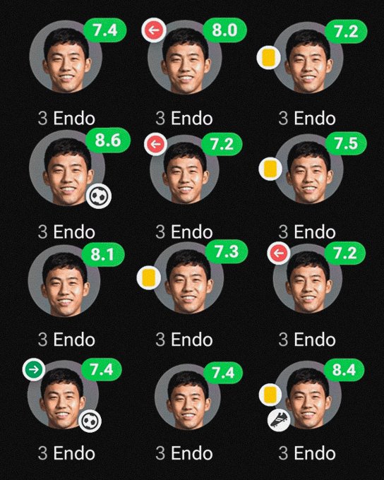 LFC_Tandy's tweet photo. No Liverpool fan can scroll past this tweet without dropping a like.

Wataru Endo. What a player ❤️ https://t.co/Keu8WgagvU