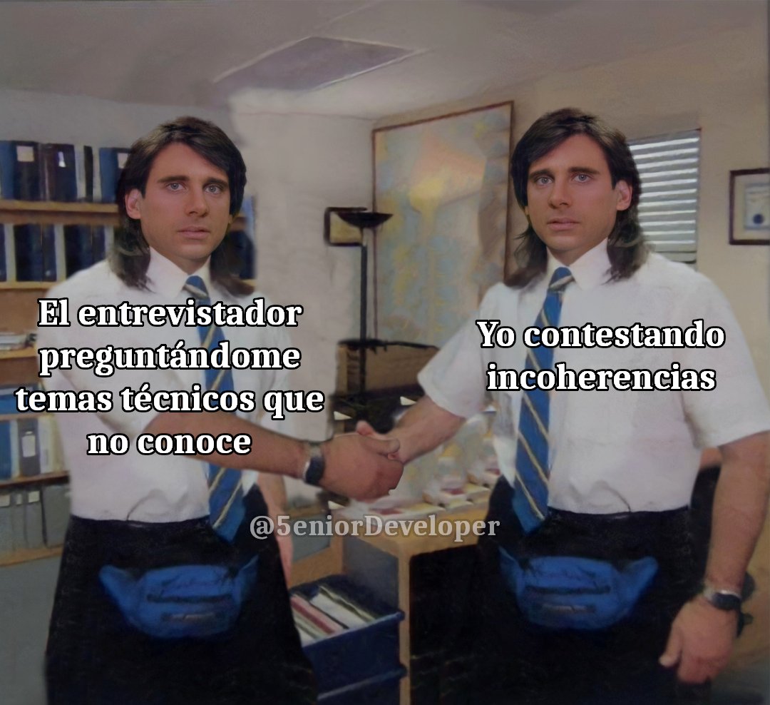 5eniorDeveloper's tweet photo. ¿Ya se están postulando a otros trabajos? https://t.co/xqbLAydO6L