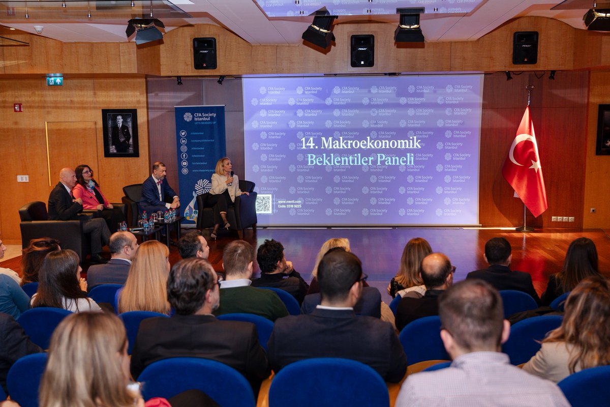 I attended the CFA Society Istanbul's signature event "Macroeconomic Expectations Panel" last week. Listening to the macroeconomic expectations of the valuable panelists was instructive and mind-expanding. Thanks to <a href="/CFAIstanbul/">CFA Society Istanbul</a>