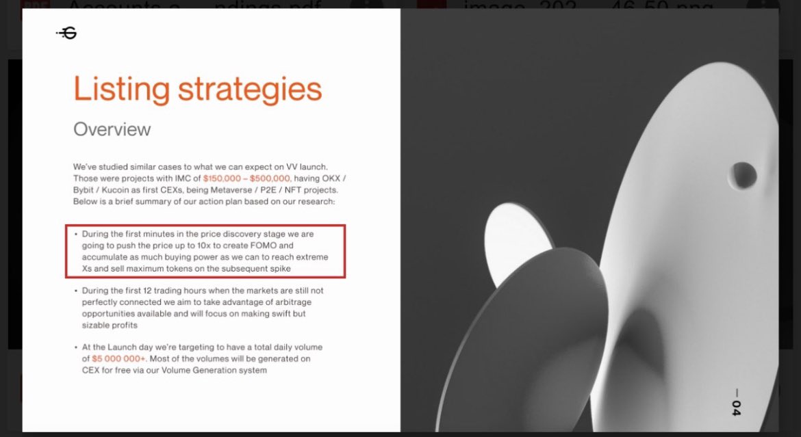 Barre_Doe's tweet photo. @gotbit_io @DemonSIayer0002 @RealyOfficial “During the first minutes in the price discovery stage we are going to push the price up to 10x to create FOMO and accumulate as much buying power as we can to reach extreme Xs and sell maximum tokens on the subsequent spike”

Lol okay your report’s claims contradicts that. https://t.co/n9BttNmiCE