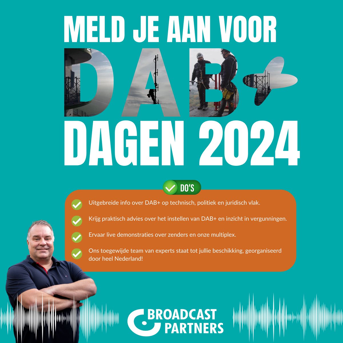 𝗗𝗔𝗕+ 𝗶𝗻𝗳𝗼𝗿𝗺𝗮𝘁𝗶𝗲𝗱𝗮𝗴𝗲𝗻 𝘃𝗼𝗼𝗿 𝗦𝘁𝗿𝗲𝗲𝗸𝗼𝗺𝗿𝗼𝗲𝗽𝗲𝗻 📻
Wij nodigen jullie van harte uit voor onze DAB+ Informatiedagen, waar we de diepte in duiken op het gebied van DAB+ technologie, politieke en juridische kwesties. Inschrijven: forms.gle/Nh5XdEPXJWru76…