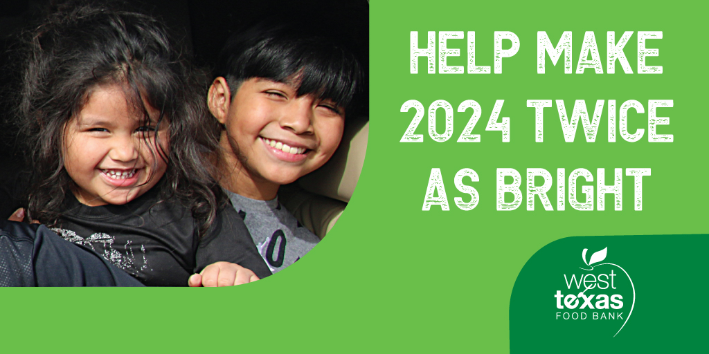 WTXFB's tweet image. Make a New Year’s resolution to help #WestTexans thrive in 2024! DOUBLE your impact with a gift to The Abell-Hanger Foundation’s $100,000 #matchingchallenge. 🎁 bit.ly/3RfGfnE