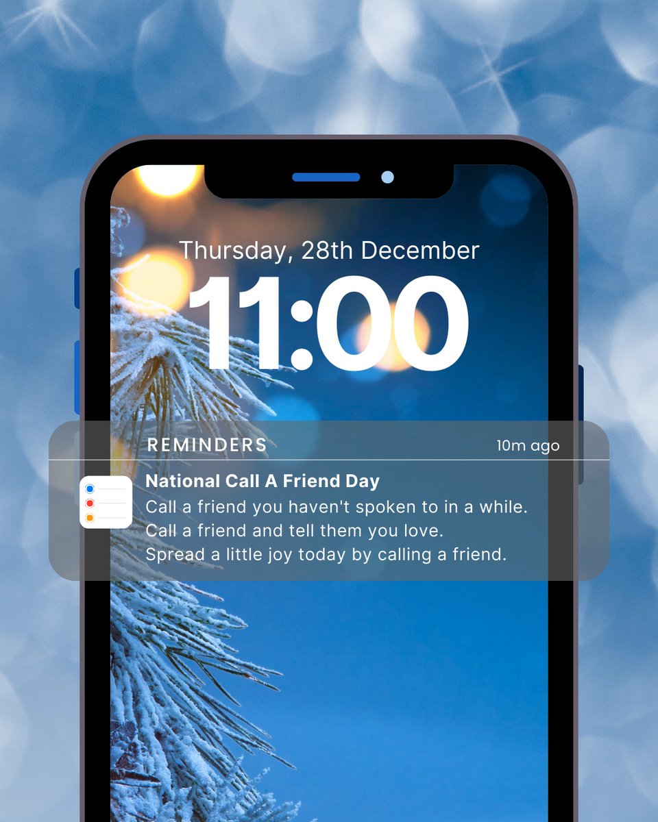 Freedomfoundns's tweet image. ☎️ It's National Call A Friend Day ☎️
⁠
Take this chance to call someone and share a little joy!📲
⁠
#nationalcallafriendday #callafriend #holidays #canada #halifax