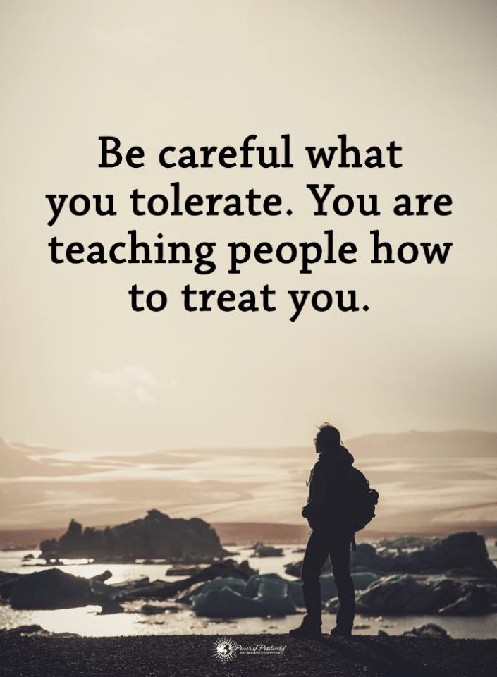 TrainingMindful's tweet image. "Be careful what you tolerate..." #tolerate #mature