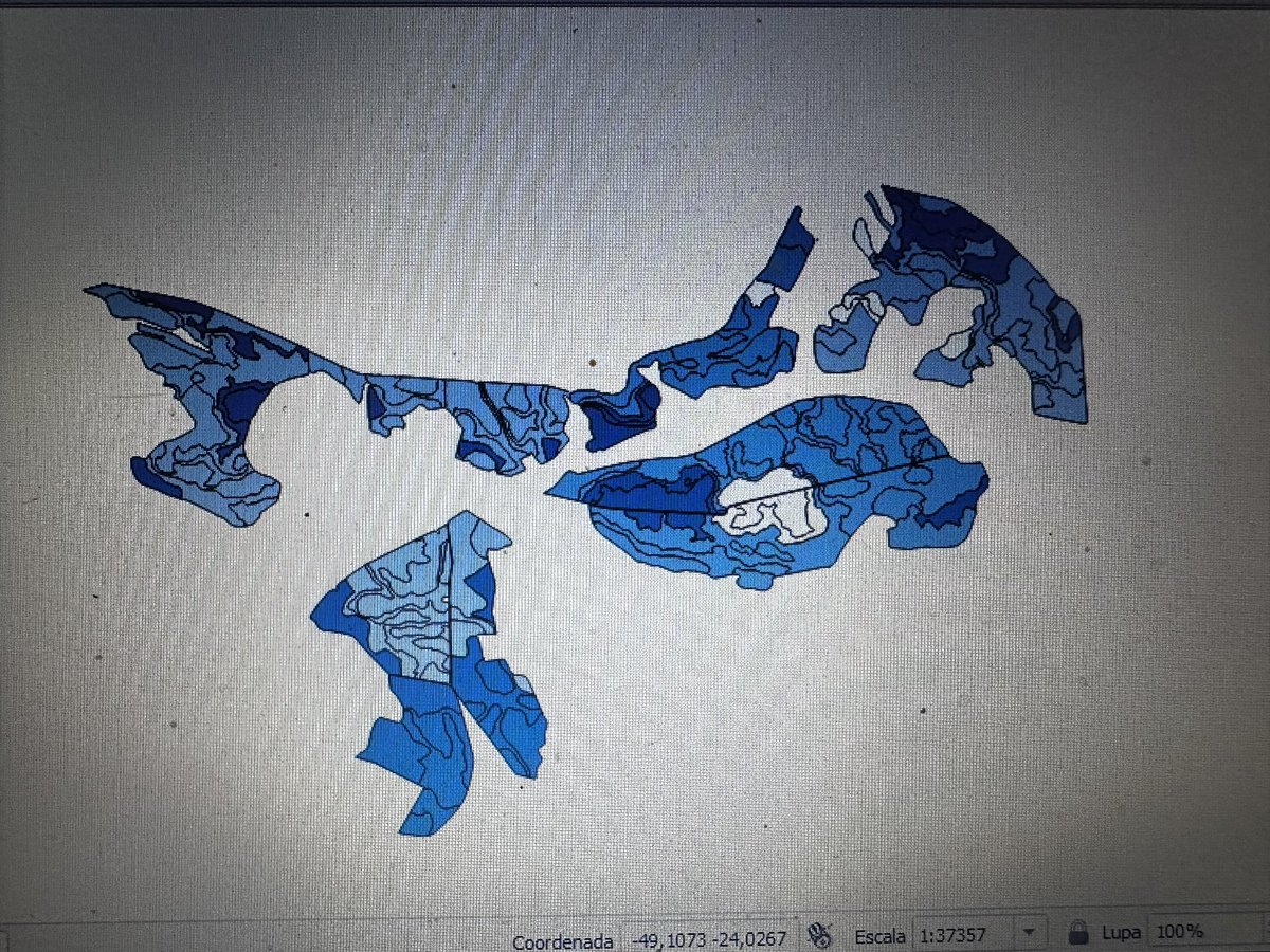 Today was time to play with Qgis to make soil maps based on soil texture and soil organic matter. For Carbon credit
