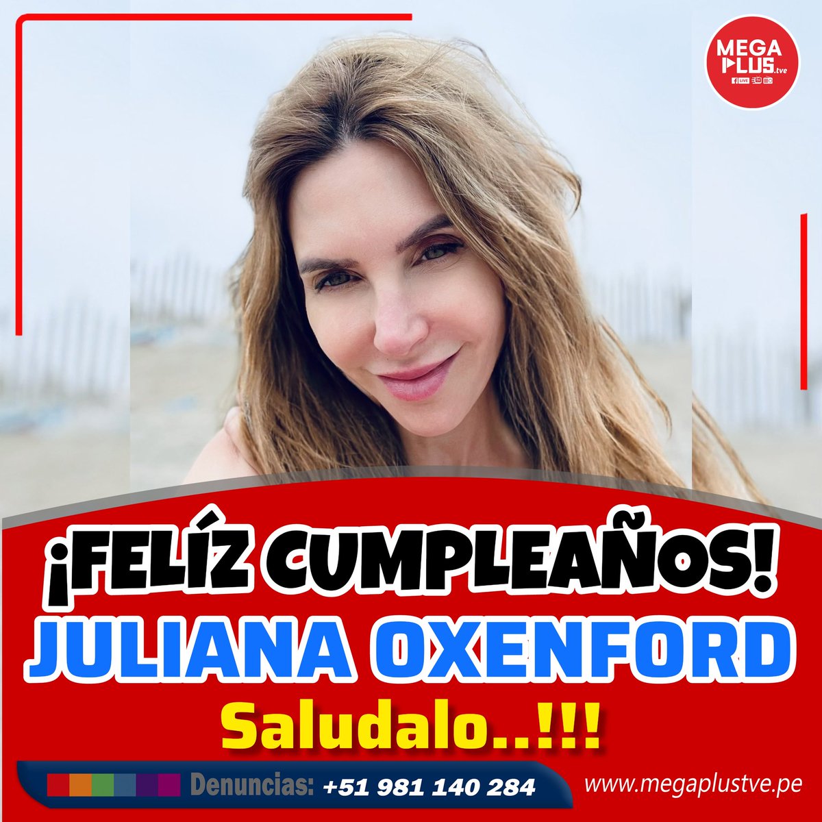MegaPlusTve's tweet photo. 🔴🌐HOY ESTÁ DE CUMPLEAÑ0S JULIANA OXENFORD, DE ESTA MANERA ESCRIBIÓ EN SU CUENTA X.

Es mi cumple. Acabo de terminar de ver una película, mi familia esperó las doce para abrazarme. Más tarde recibiré en casa a los incondicionales que prometen venir a darme un beso. 
🎊🎁🎂🥳🍰 https://t.co/C9bkhfF0vF