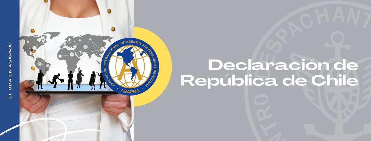 #LecturaRecomendada 
Declaración de República de Chile <a href="/AsapraOrg/">ASAPRA - Asoc. Agentes Profesionales de Aduana</a> 
✏️Por Héctor Guillermo Vidal Albarracín
Leer nota completa 👇
cda.org.ar/detalle_notici…