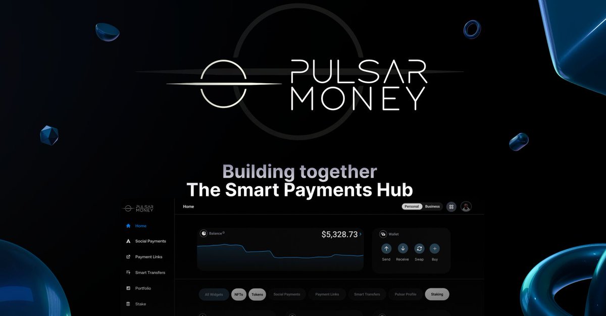 Unveiling the new pulsar.money website. 

A user-centric vision drives Pulsar.Money, focusing on seamless interactions within the Smart Payments Hub. Discover now dedicated verticals for Business and Personal users.

The revamped site highlights our modules,