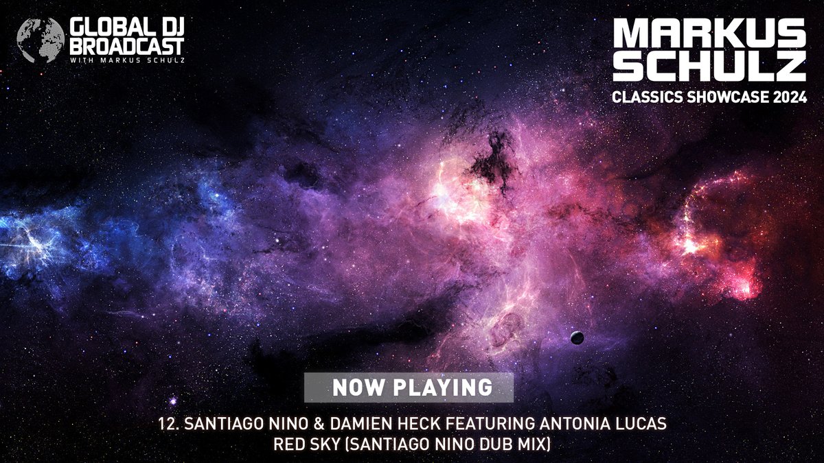 MarkusSchulz's tweet photo. 12. Santiago Nino &amp; Damien Heck featuring Antonia Lucas - Red Sky (Santiago Nino Dub Mix) #gdjb #classicsshowcase

https://t.co/X9Lj9c6w6K https://t.co/qpQAKZb1m9