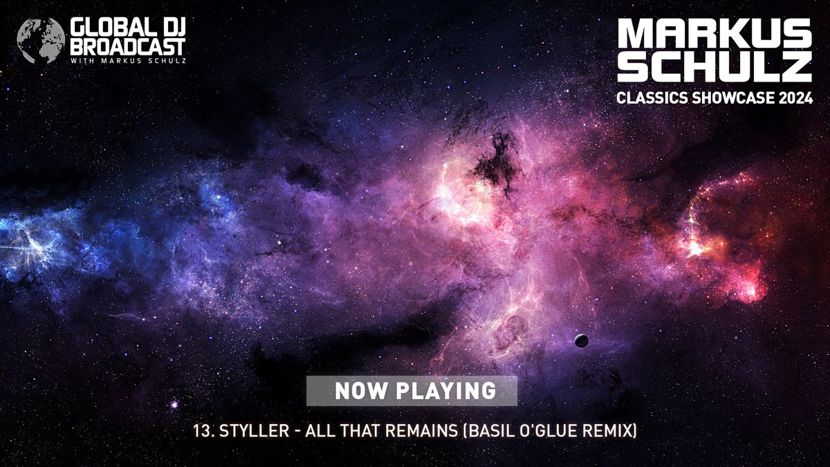 MarkusSchulz's tweet photo. 13. Styller - All That Remains (@BasilOGlue Remix) #gdjb #classicsshowcase

https://t.co/X9Lj9c73Wi https://t.co/FQ2mVzUbuT