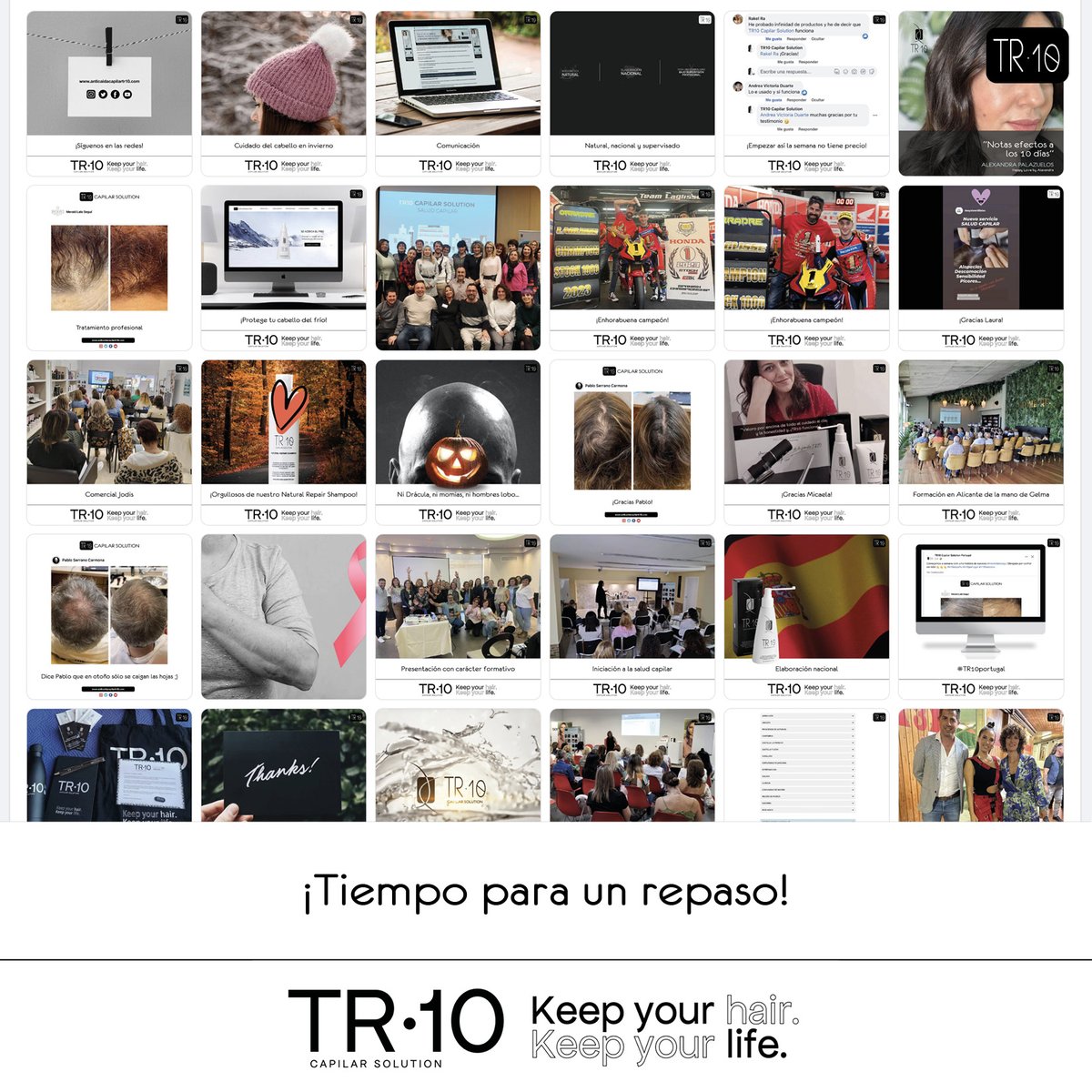 tr10_capilar's tweet photo. Aún queda tiempo para hacer un repaso a todo el material que os hemos ido mostrando durante el año.
¡Échale un ojo a nuestras redes! Verás nuestros casos de éxito, nuestras entrevistas, fotos e información de nuestros productos y alguna que otra broma ;)

#TR10 #CasosdeéxitoTR10 https://t.co/97N3WS711x