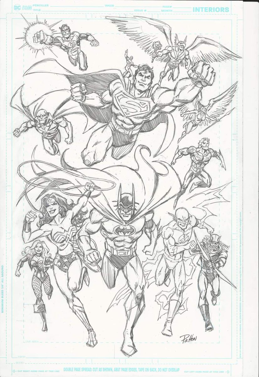11x17 JLA OG (original group) pencil commission from back in the day. 
#JusticeLeague #JLA #OG #TBThursday #commissionsopen