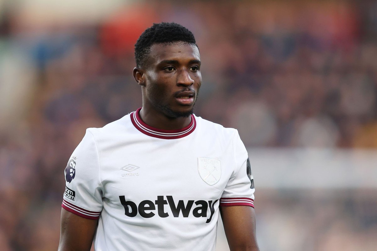 westhamfootball's tweet photo. Last game for Hammer Mohammed Kudus
tonight for some time as he will join his Ghana national team mates training camp in three days time missing the Brighton game next Tuesday. Will be a big miss next month https://t.co/8k2mj2PE00