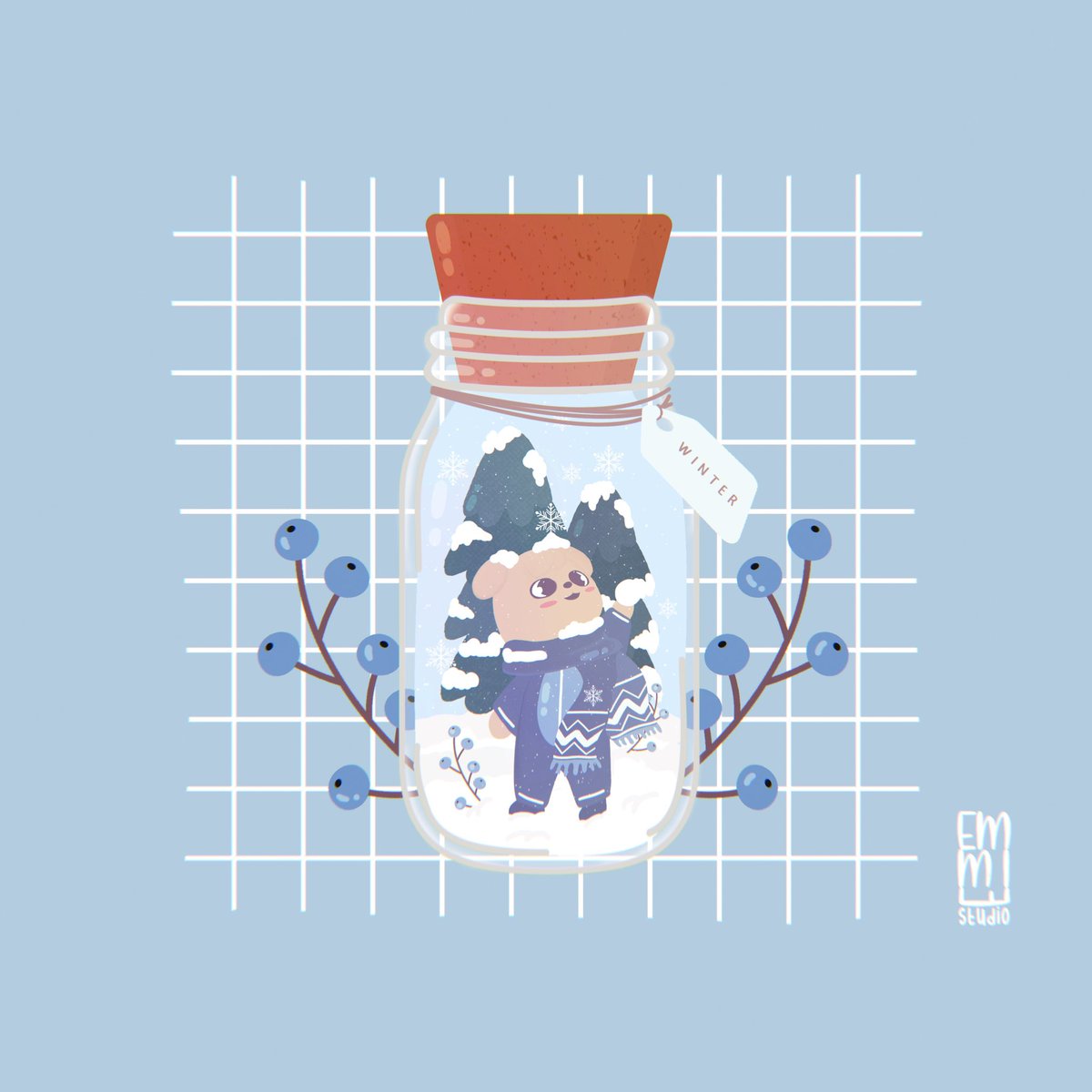 emmiestudio_'s tweet photo. Finally all the seasons are complete! 🙌🏻
which is your favourite? 🤍

#skzoo #straykids #straykidsfanart #hyunjin #felix #hanquokka #puppym https://t.co/TPZ6S20RRA