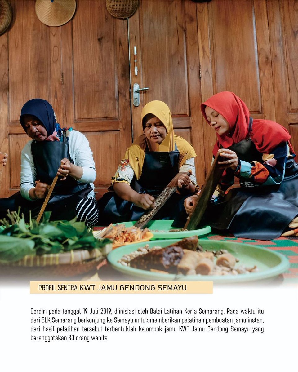 wsbmediacenter's tweet photo. Sentra jamu semayu merupakan sentra yang ber fokus dalam membuat jamu tradisional yang di beri nama wedang simbok
Yuk baca selengkapnya di https://t.co/mBVO2MTCBg https://t.co/3OE22TwPFR