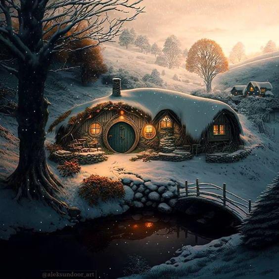 mellon_heads's tweet photo. Christmas in The Shire

Art by alexsundoor_art on Instagram https://t.co/vc4IT2Zlel