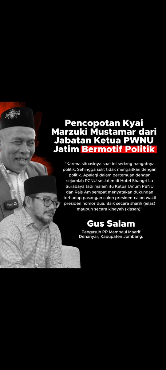 Juminta_Wayka's tweet photo. #savekyaimarzuki
#konspirasikeji
#SaveNahdlatulUlama https://t.co/LPVOUZJFQs