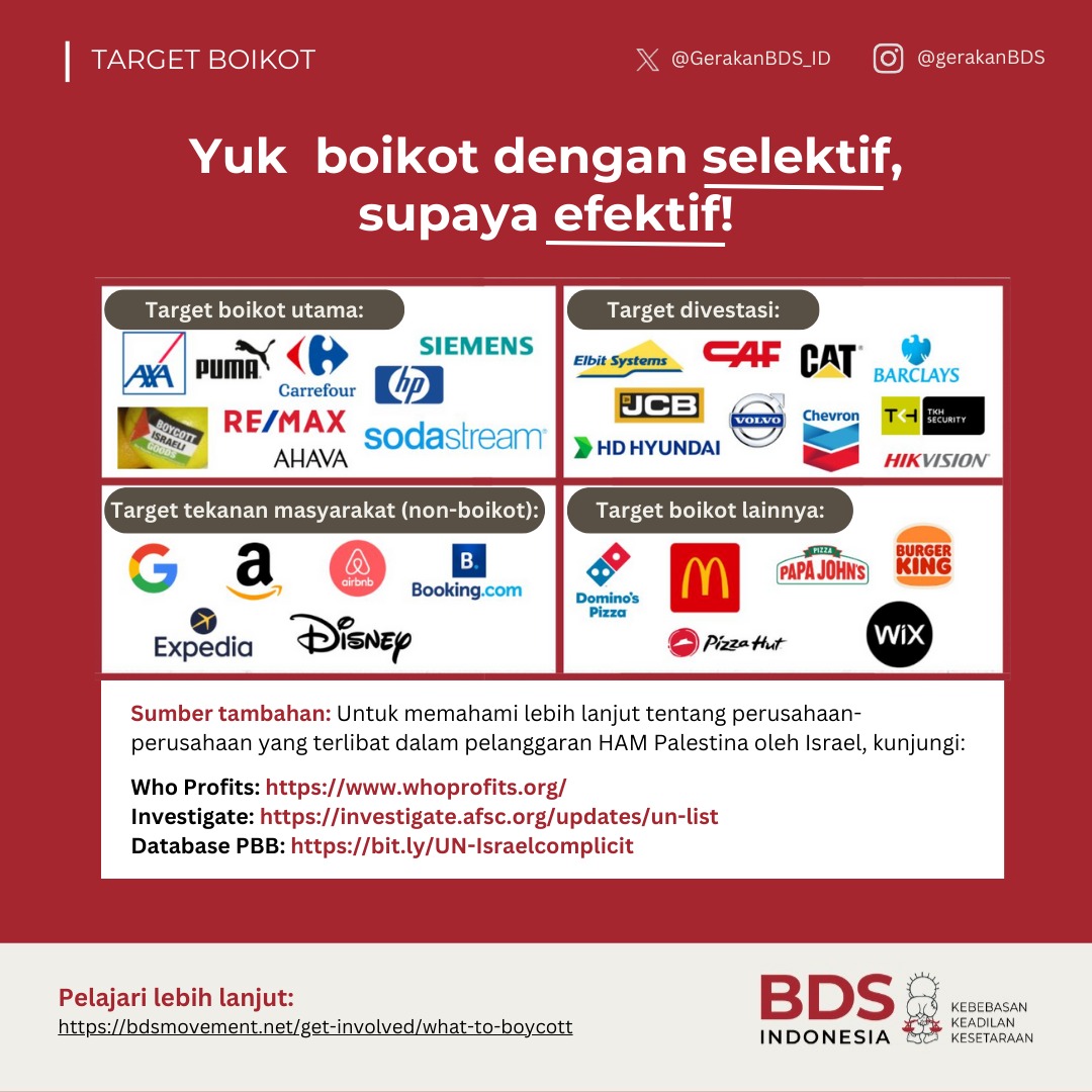 sosrsaparila's tweet photo. @chiaruuya Ini list resmi dari BDS Indonesia. Boleh dibaca juga supaya lebih efektif boikotnya! <3 https://t.co/FW03e9HQTb