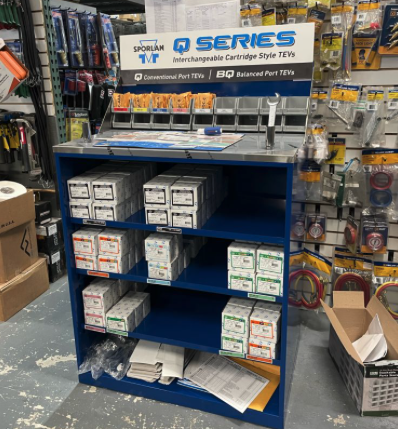 Sporlan's tweet photo. The new Parker Sporlan Q Series bench in a new branch! Build a valve in 5 min. @EconomyRHVAC. Reduce inventory, Increase flexibility. https://t.co/3j1KhJ9AHw
#TXV #TEV #Qseries #refrigeration #HVACR https://t.co/AjywU1m3k8