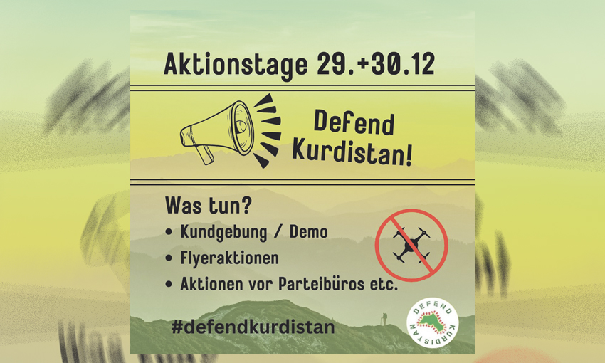 Politik_Azad's tweet photo. Defend Kurdistanê bang li xelkê kir da ku îro û sibe çalakiyan bikin ji bo Rojavayê Kurdistanê, û bêdengiya beramberî êrişên deweta Tirk bi çalakiyan bişikînin
https://t.co/rYqBnC4fW5

Alternatîf
https://t.co/DqW1qNcdoQ https://t.co/HTWWUCAfv3
