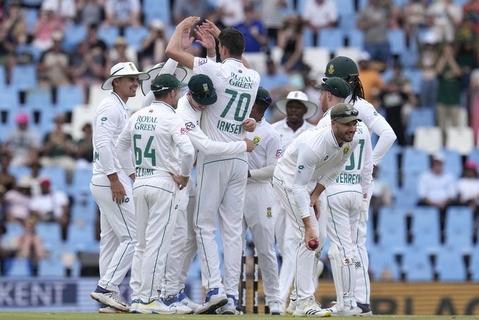South Africa take a 1-nil lead in the series!