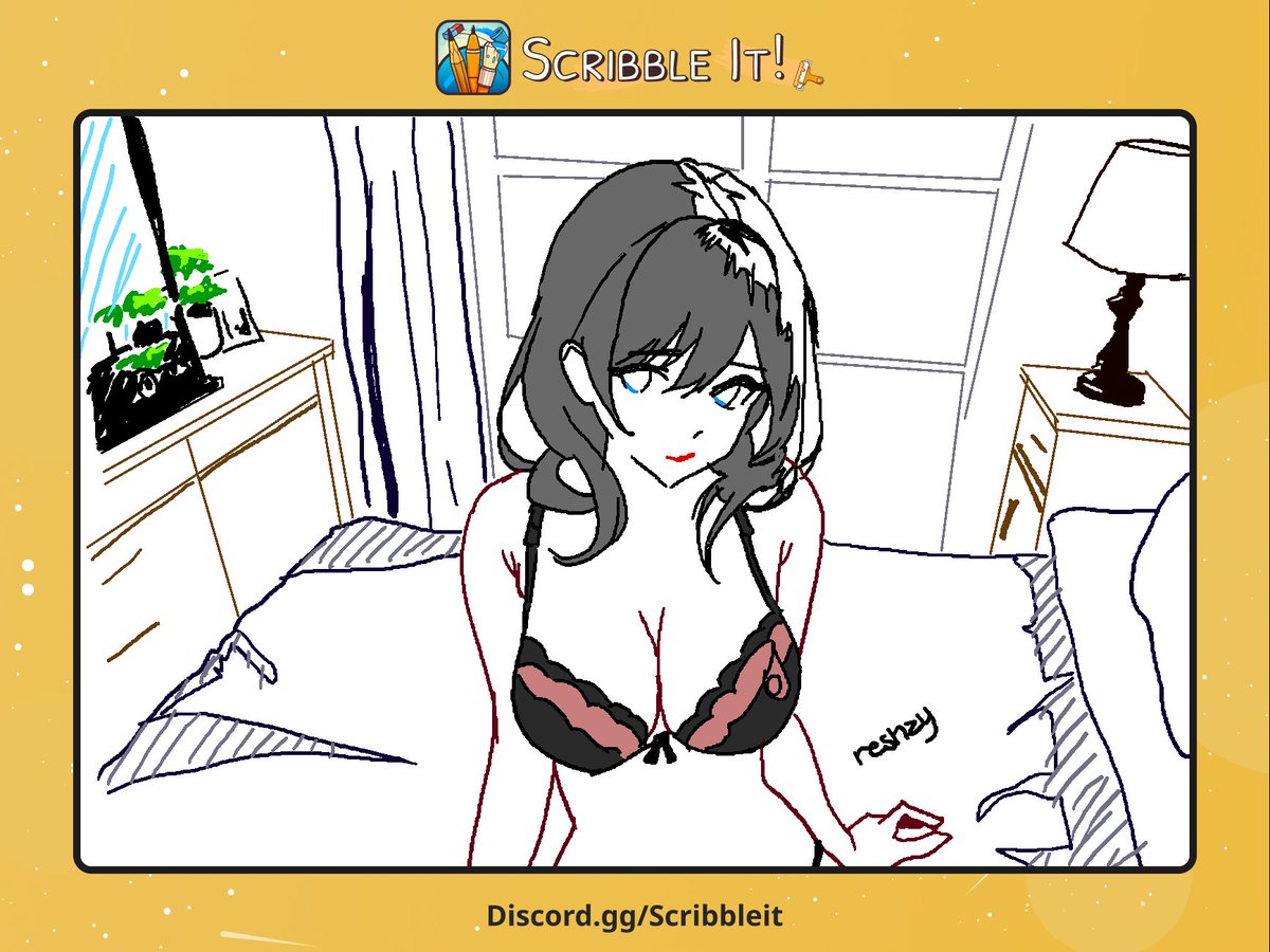 So I played Scribble It! on steam and played around for a bit. Here's the result of my hard work, hopefully I don't get banned lol...

Btw Merry Christmas! Now that there's no classes, I finally have time to draw :D yay!