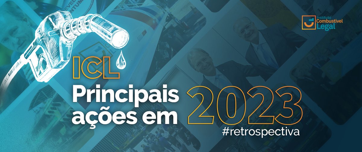 CombLegal's tweet photo. O ano de 2023 foi marcado não somente por novos desafios, mas também pela ampliação das ações do ICL contra irregularidades na venda de combustíveis. Confira nossa retrospectiva em: https://t.co/x9nNbC716Q #icl #Retrospectiva2023 #abasteçaseguro https://t.co/60QOjMYLHA