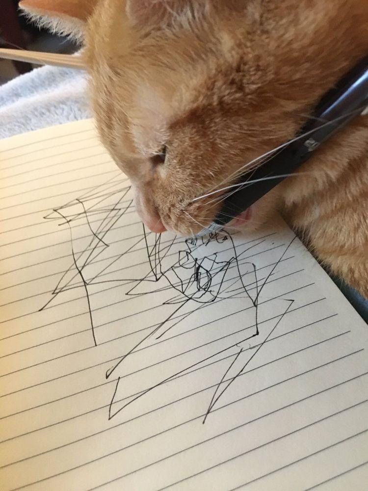 He’s such an artist!