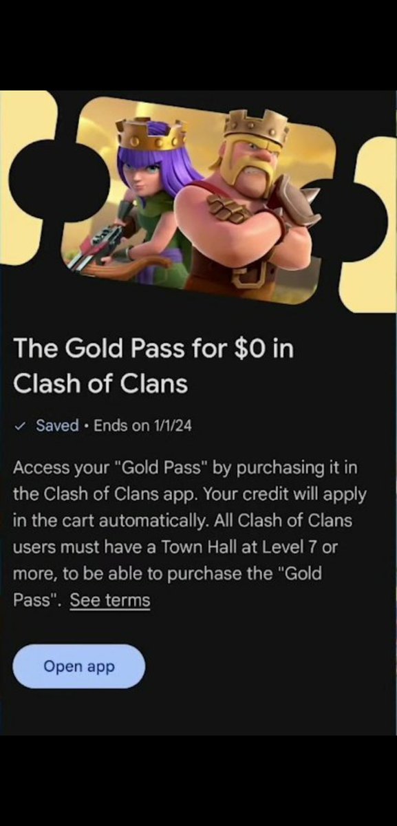 RsClash's tweet photo. This offer is great for everyone
Watch this video for proper explanation - https://t.co/pbvFuYczoL
Be sure to Use our Code RSCLASH before any purchase in Any Supercell Games.
#ClashOfClans #cocupdate #goldpasscoc #googleoffer https://t.co/JKjuScl18N